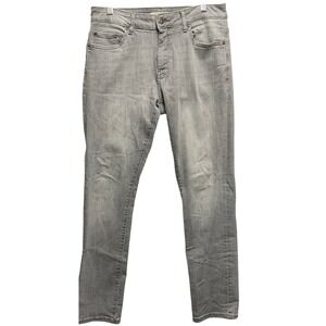 Warp + Weft AMS Amsterdam Slim Gray Denim Jeans Mens Size 30x32 Casual Everyday